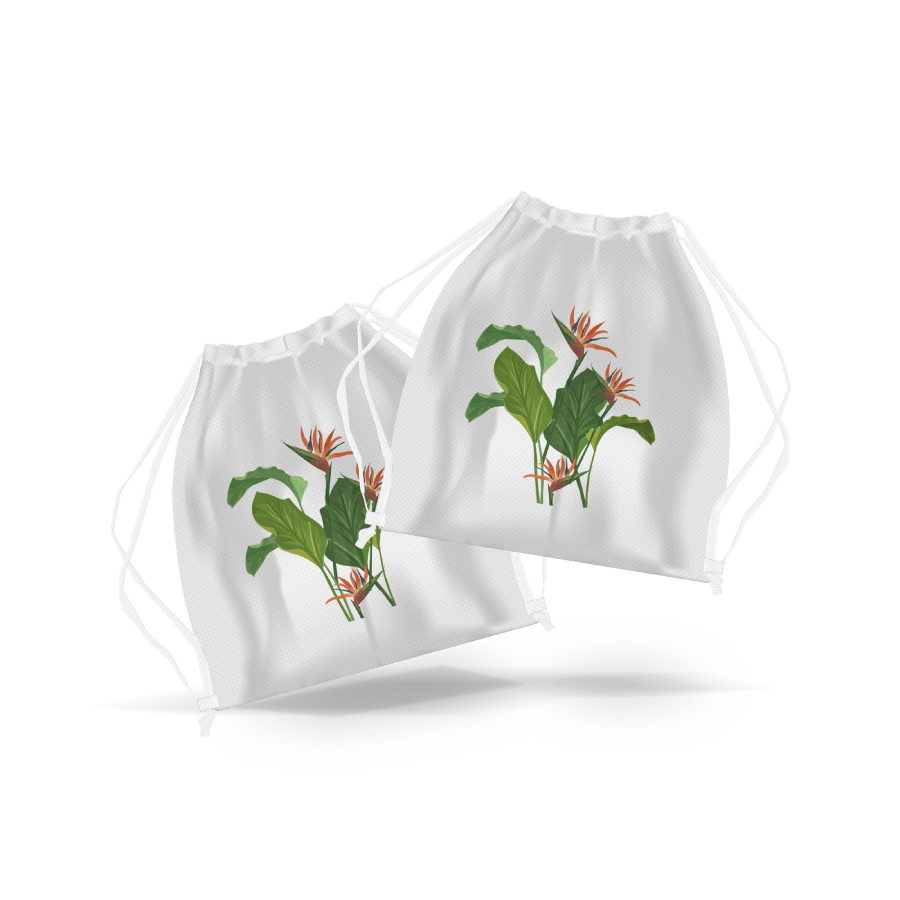 mochilas de tela vegetal