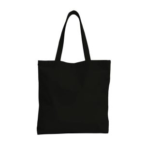 Bolsa de Algodón Negra 37x41